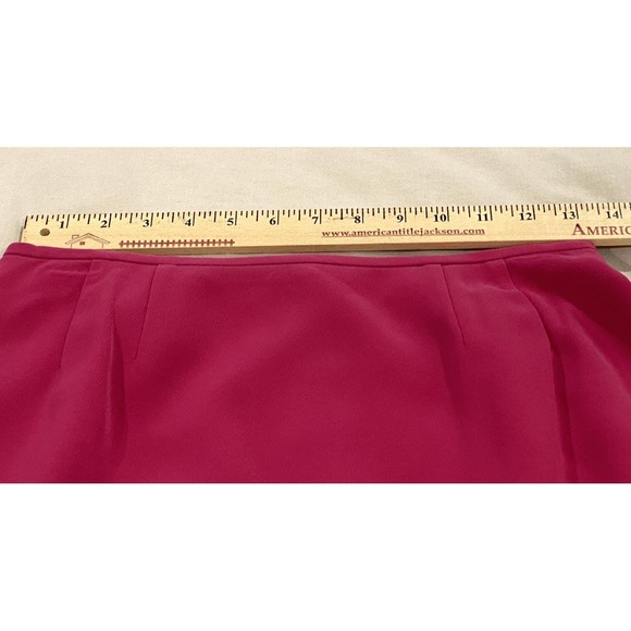 Kasper Women's Petite Pink Long Sleeve Button Front Skirt Suit Size 6P - Picture 11 of 13